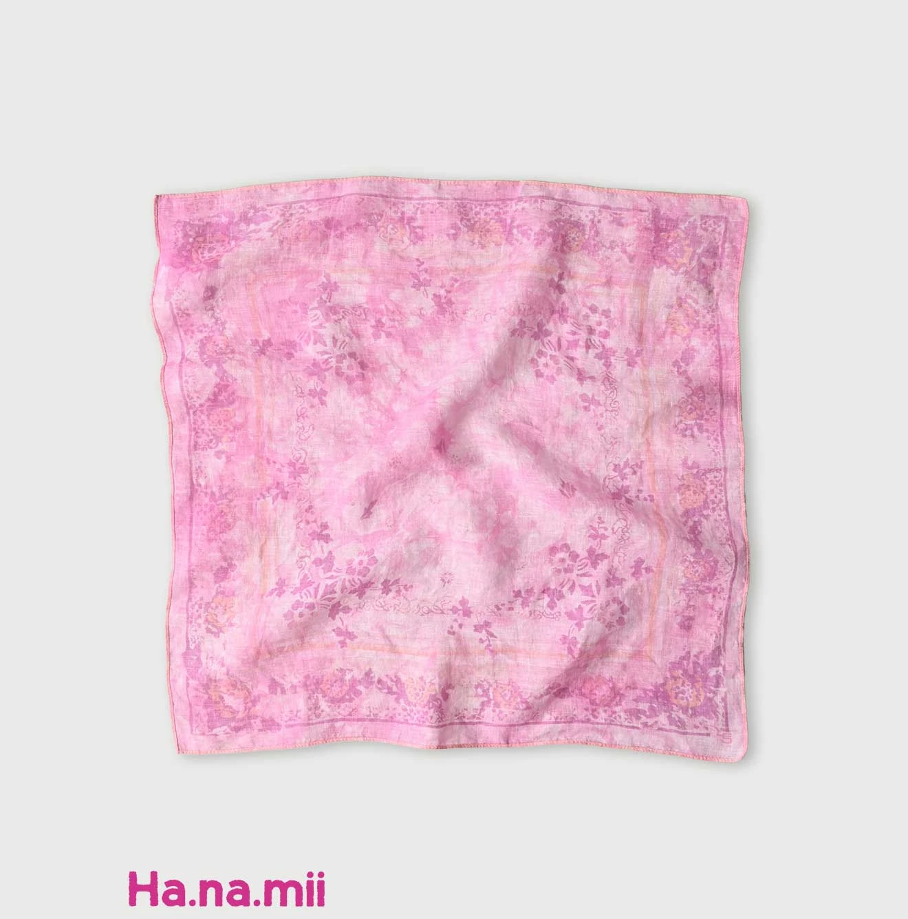 45R(フォーティファイブアール) |リネンの桜染バンダナ