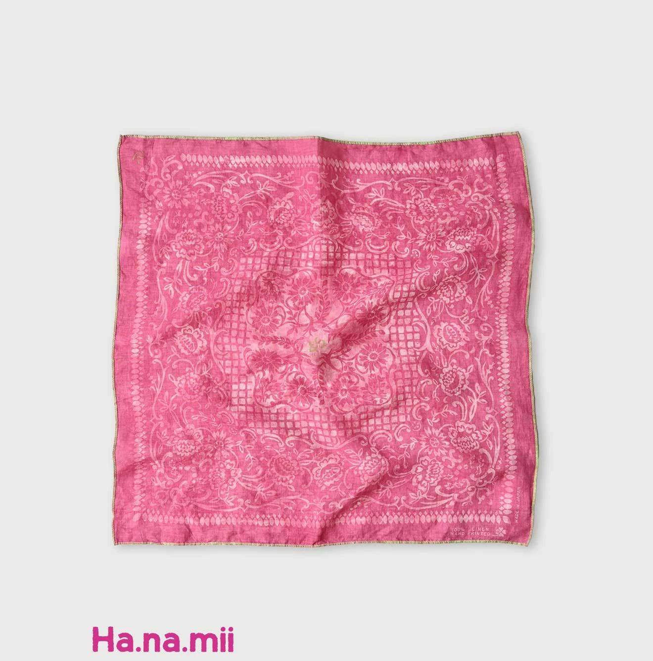 45R(フォーティファイブアール) |リネンの桜染バンダナ