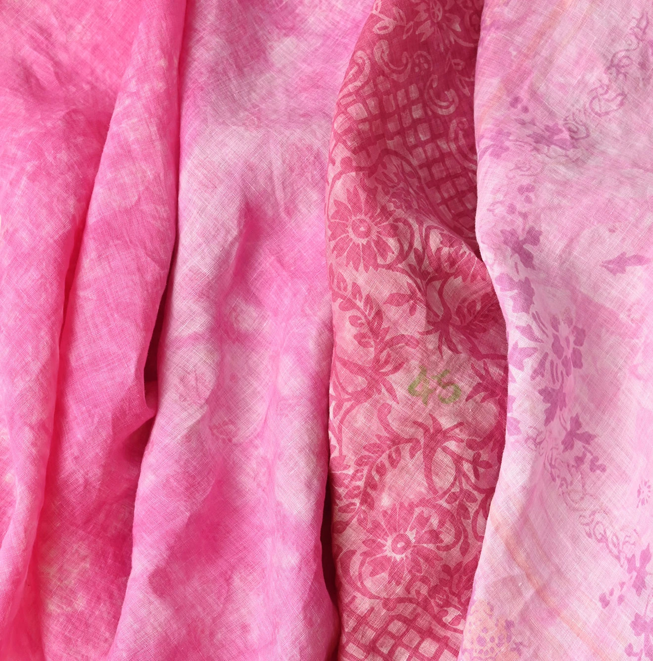 45R(フォーティファイブアール) |リネンの桜染バンダナ