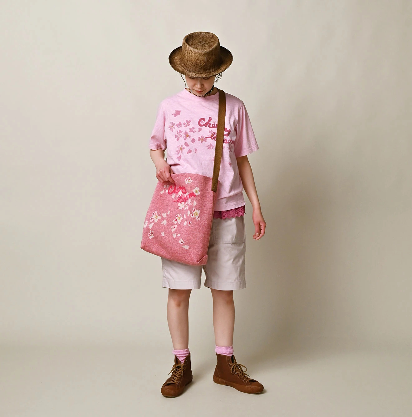 45R(フォーティファイブアール) |ジャカードの桜吹雪バッグ