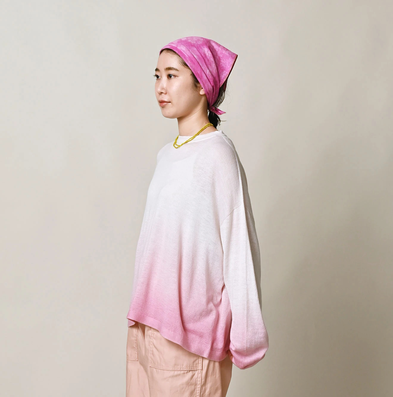 45R(フォーティファイブアール) |桜段染め超ガーゼのMシャツ