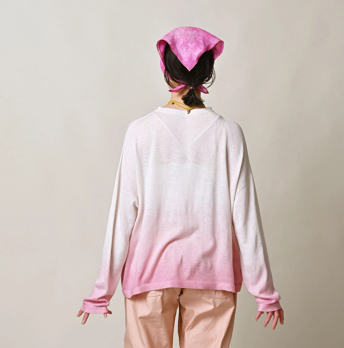 45R(フォーティファイブアール) |桜段染め超ガーゼのMシャツ