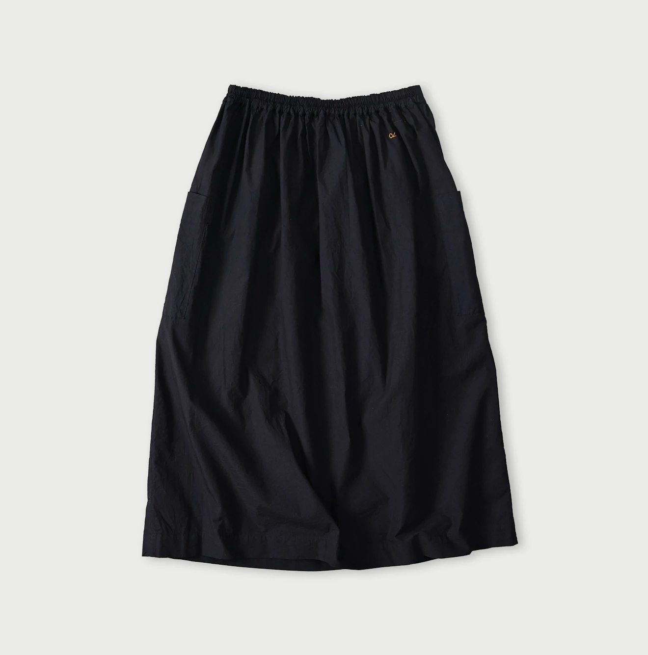 45R(フォーティファイブアール) |バチストのイージーエプロンスカート（インディゴ）