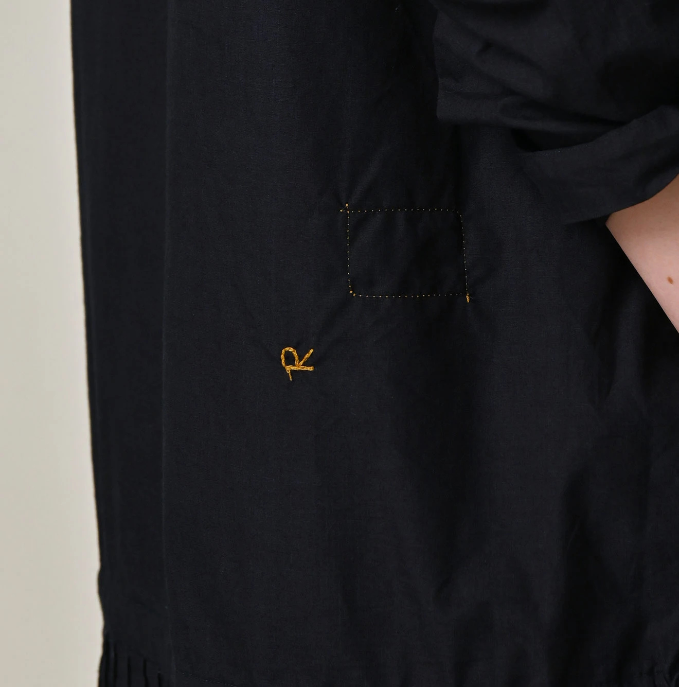 45R(フォーティファイブアール) |バチストのフリルカラードレス（インディゴ）