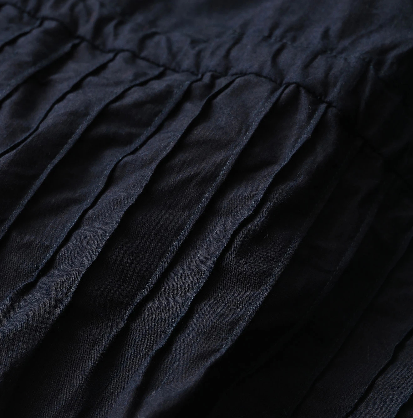 45R(フォーティファイブアール) |バチストのフリルカラードレス（インディゴ）