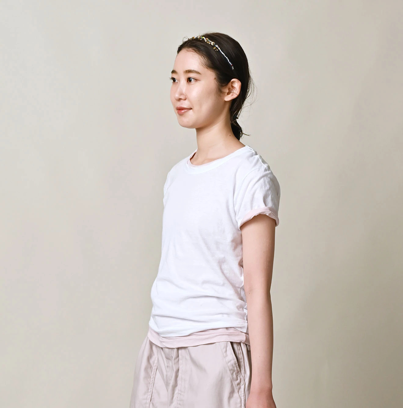 45R(フォーティファイブアール) |薄天竺のチビTシャツ