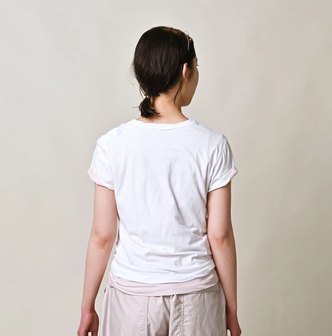 45R(フォーティファイブアール) |薄天竺のチビTシャツ