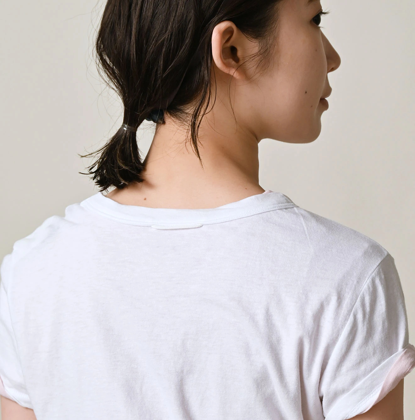 45R(フォーティファイブアール) |薄天竺のチビTシャツ