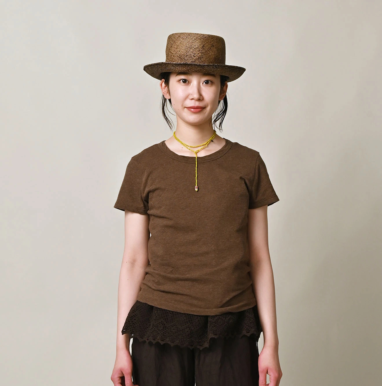 45R(フォーティファイブアール) |薄天竺のチビTシャツ（トップ）