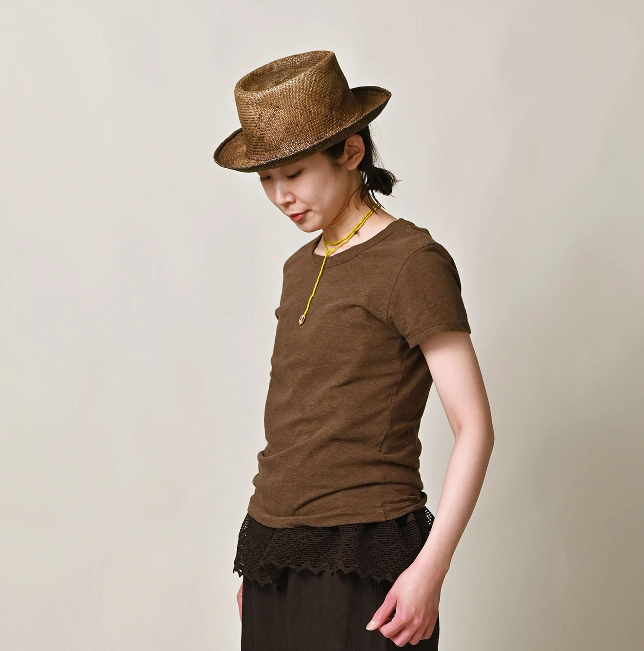 45R(フォーティファイブアール) |薄天竺のチビTシャツ（トップ）