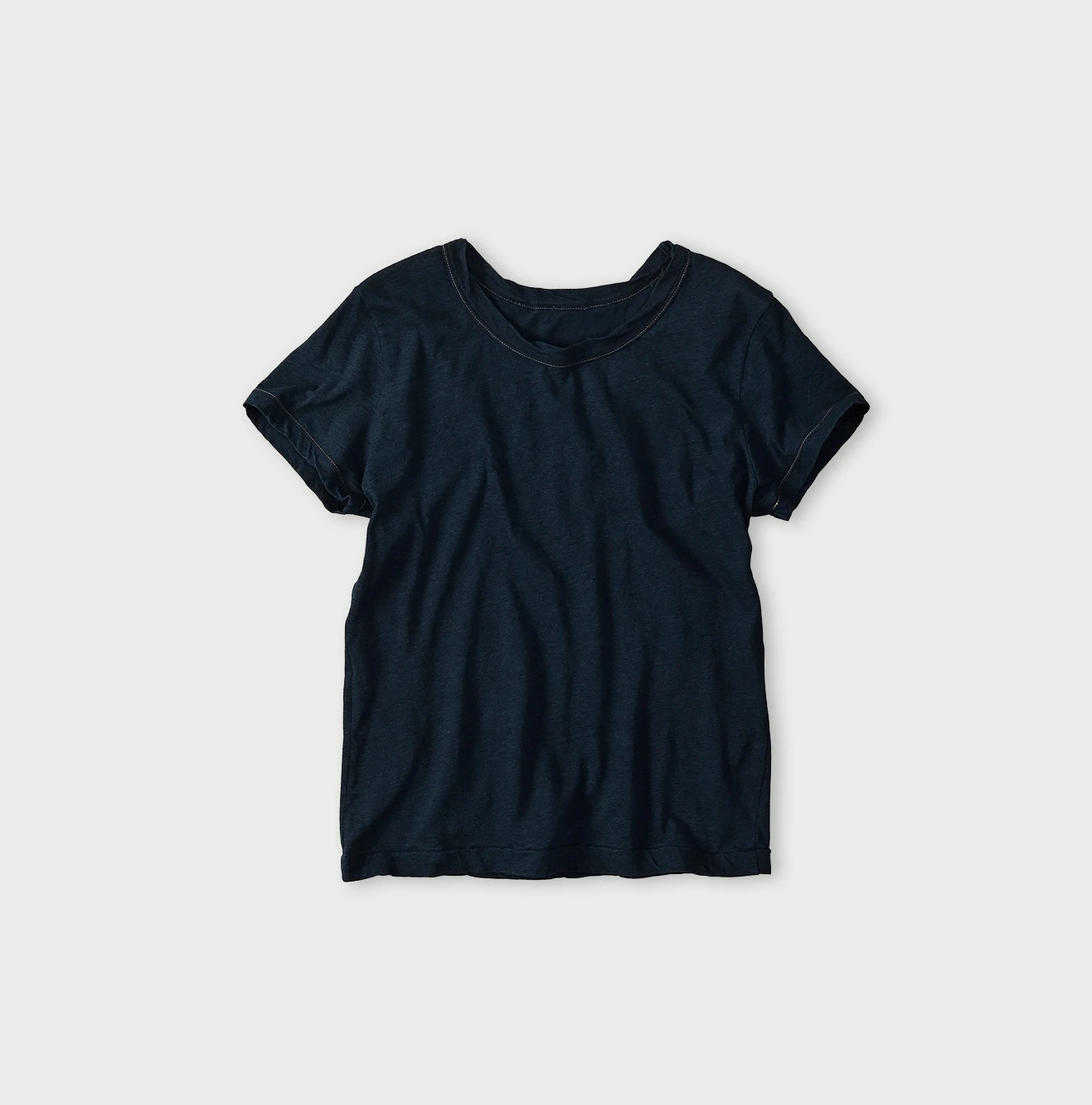 45R(フォーティファイブアール) |薄天竺のチビTシャツ（インディゴ）