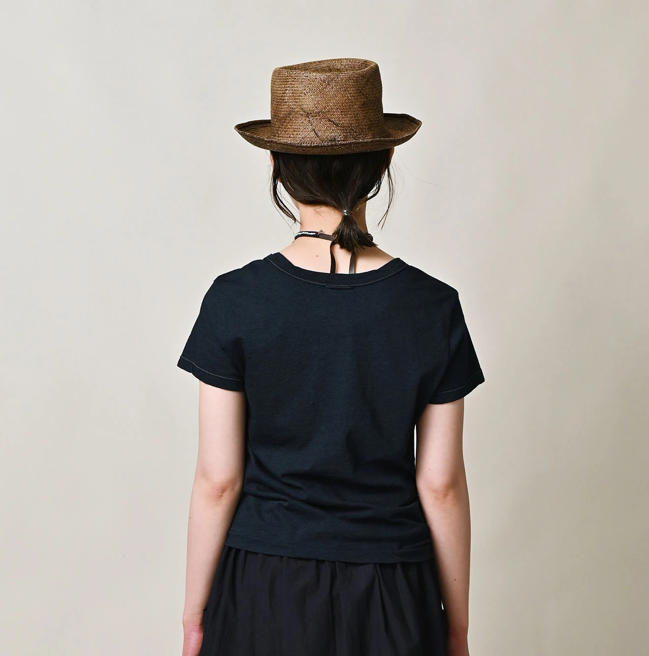 45R(フォーティファイブアール) |薄天竺のチビTシャツ（インディゴ）