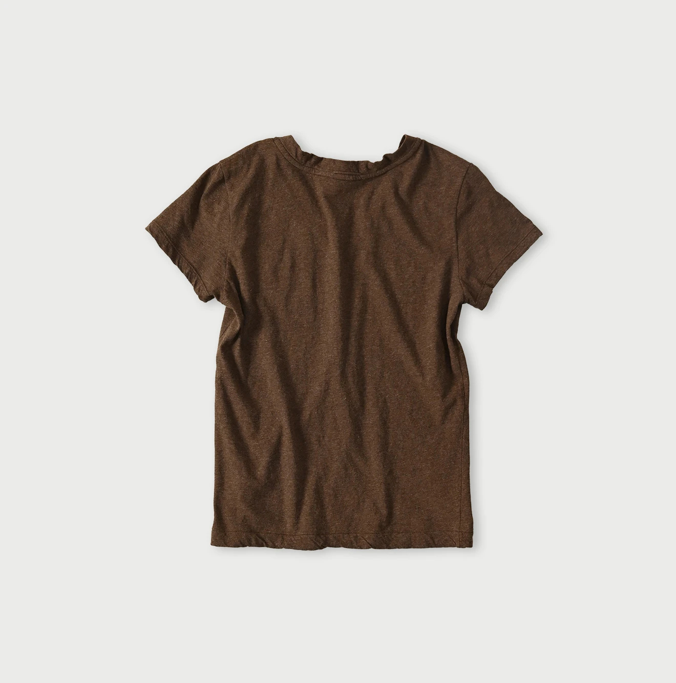 45R(フォーティファイブアール) |薄天竺のVネックチビTシャツ（トップ）