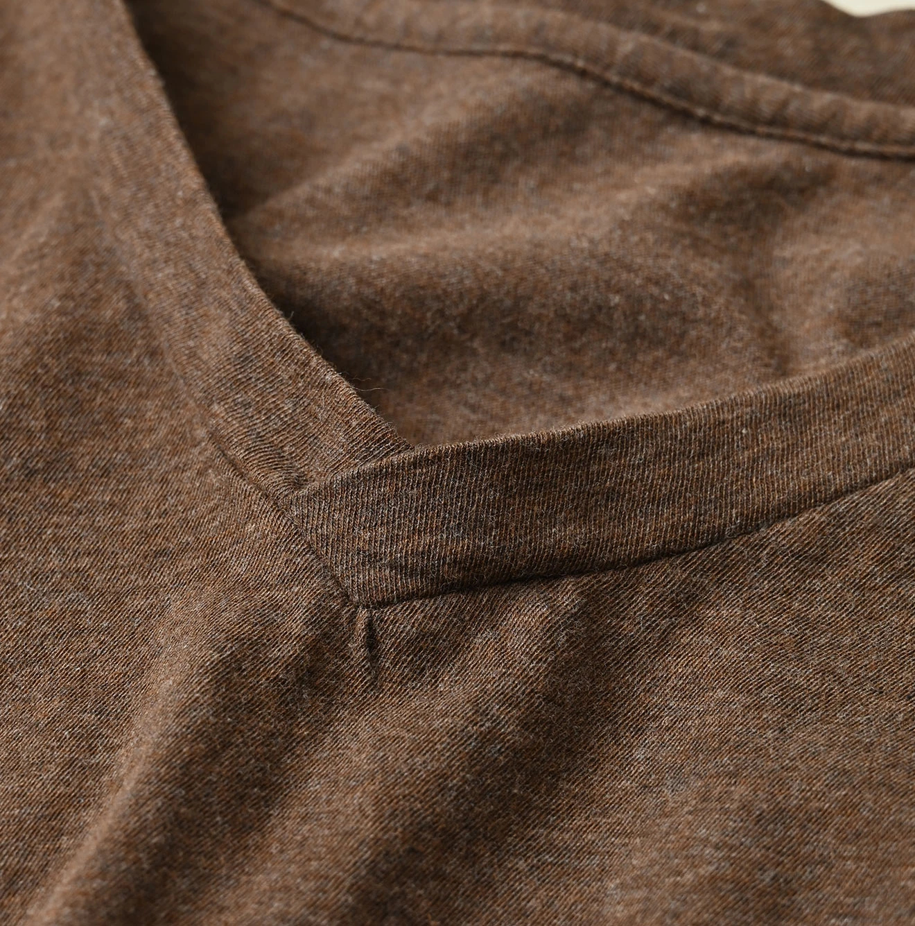 45R(フォーティファイブアール) |薄天竺のVネックチビTシャツ（トップ）