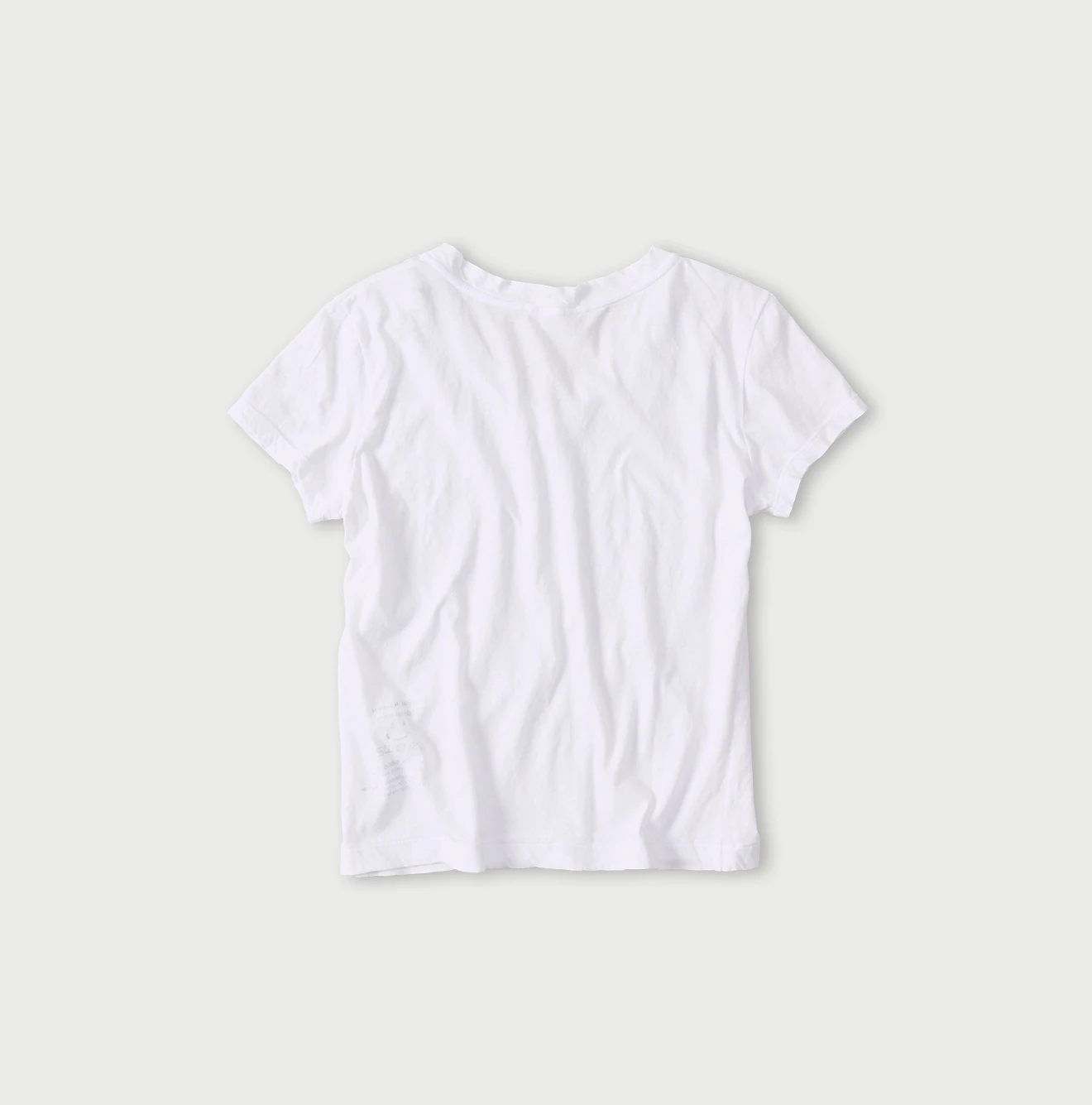 45R(フォーティファイブアール) |薄天竺のVネックチビTシャツ