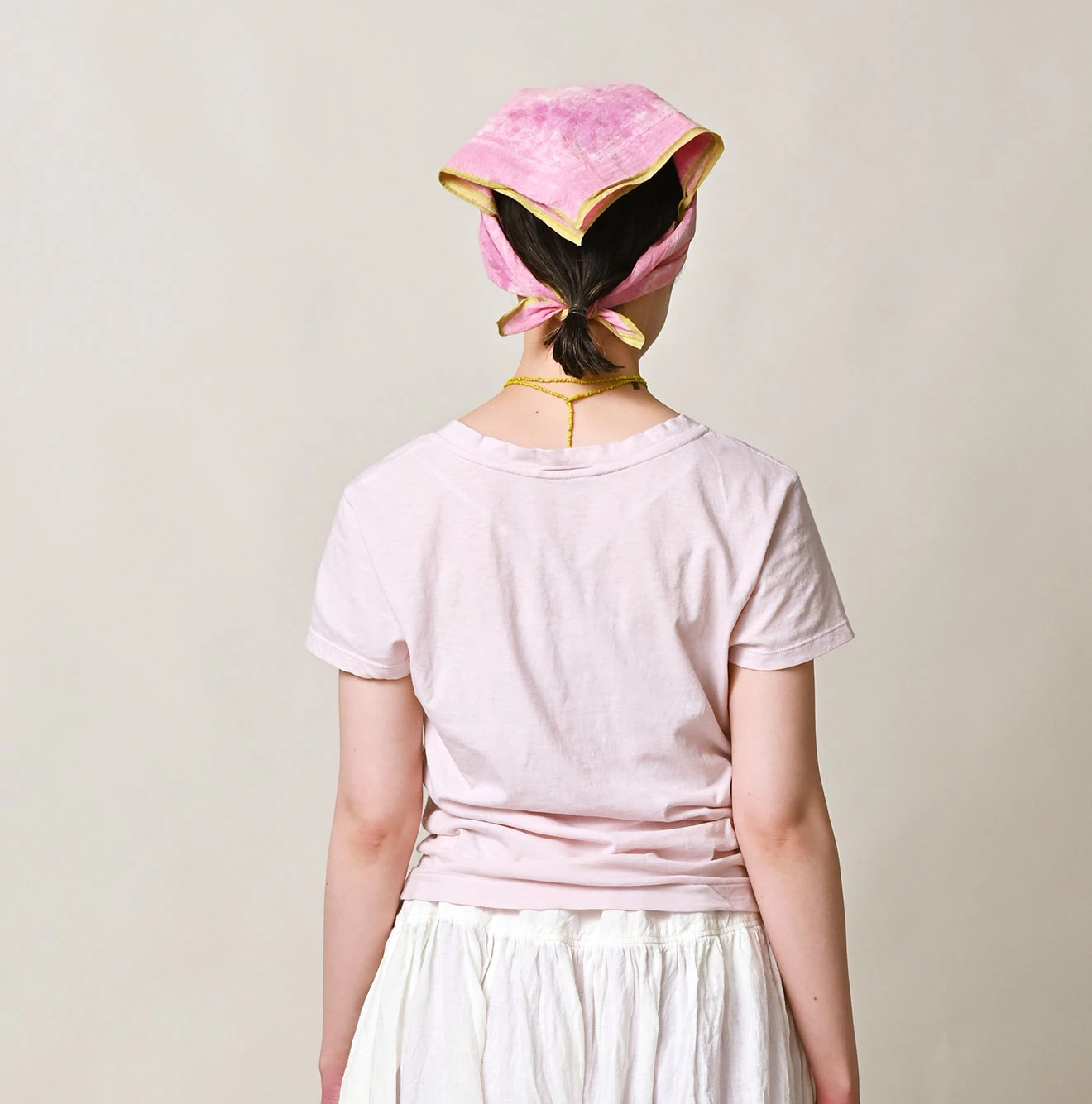 45R(フォーティファイブアール) |薄天竺のVネックチビTシャツ