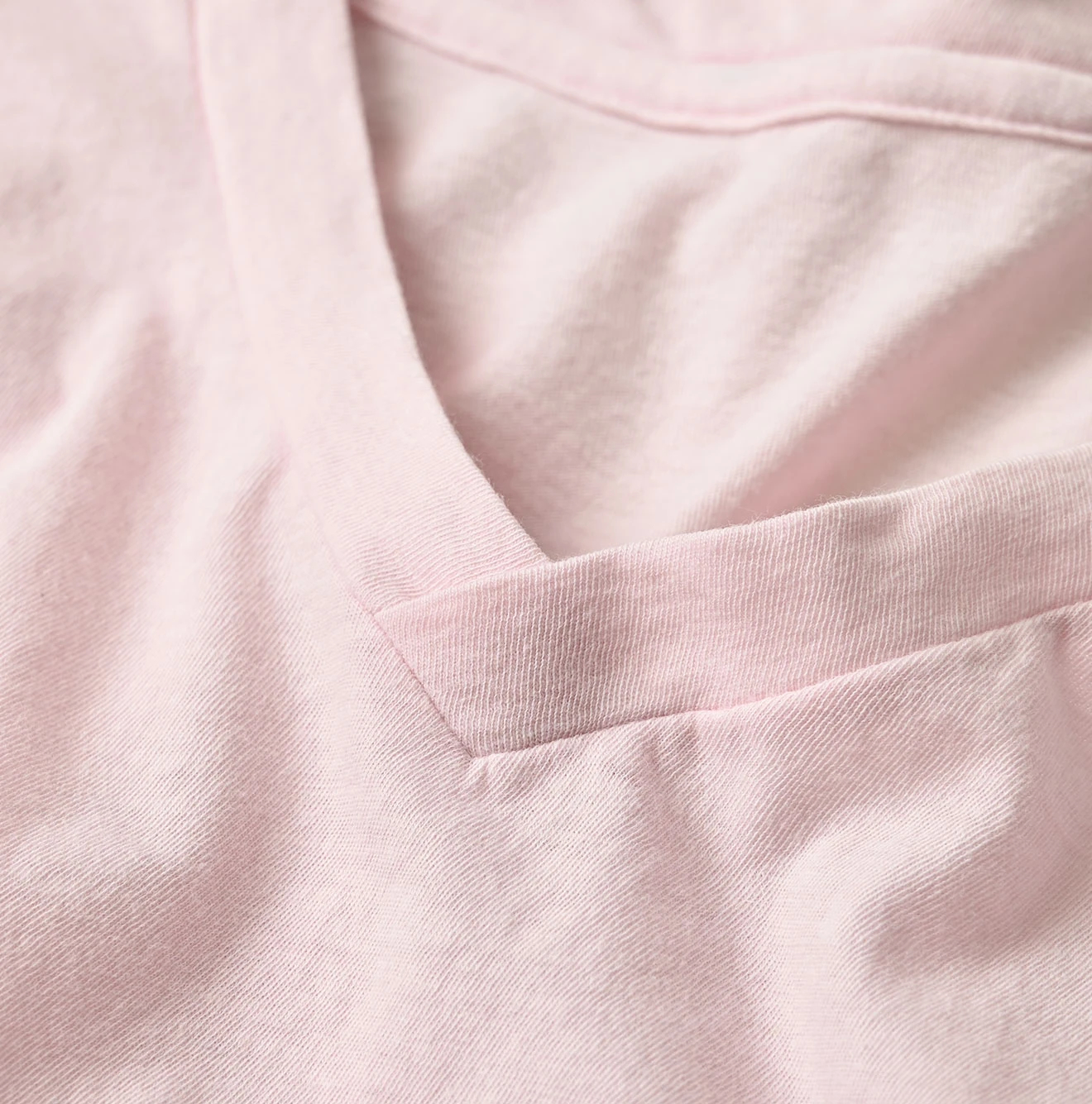 45R(フォーティファイブアール) |薄天竺のVネックチビTシャツ