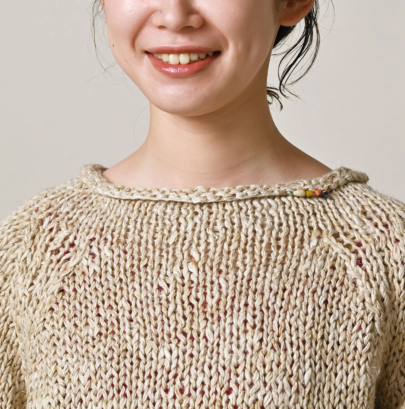 45R(フォーティファイブアール) |ざっくりリネンのセーター