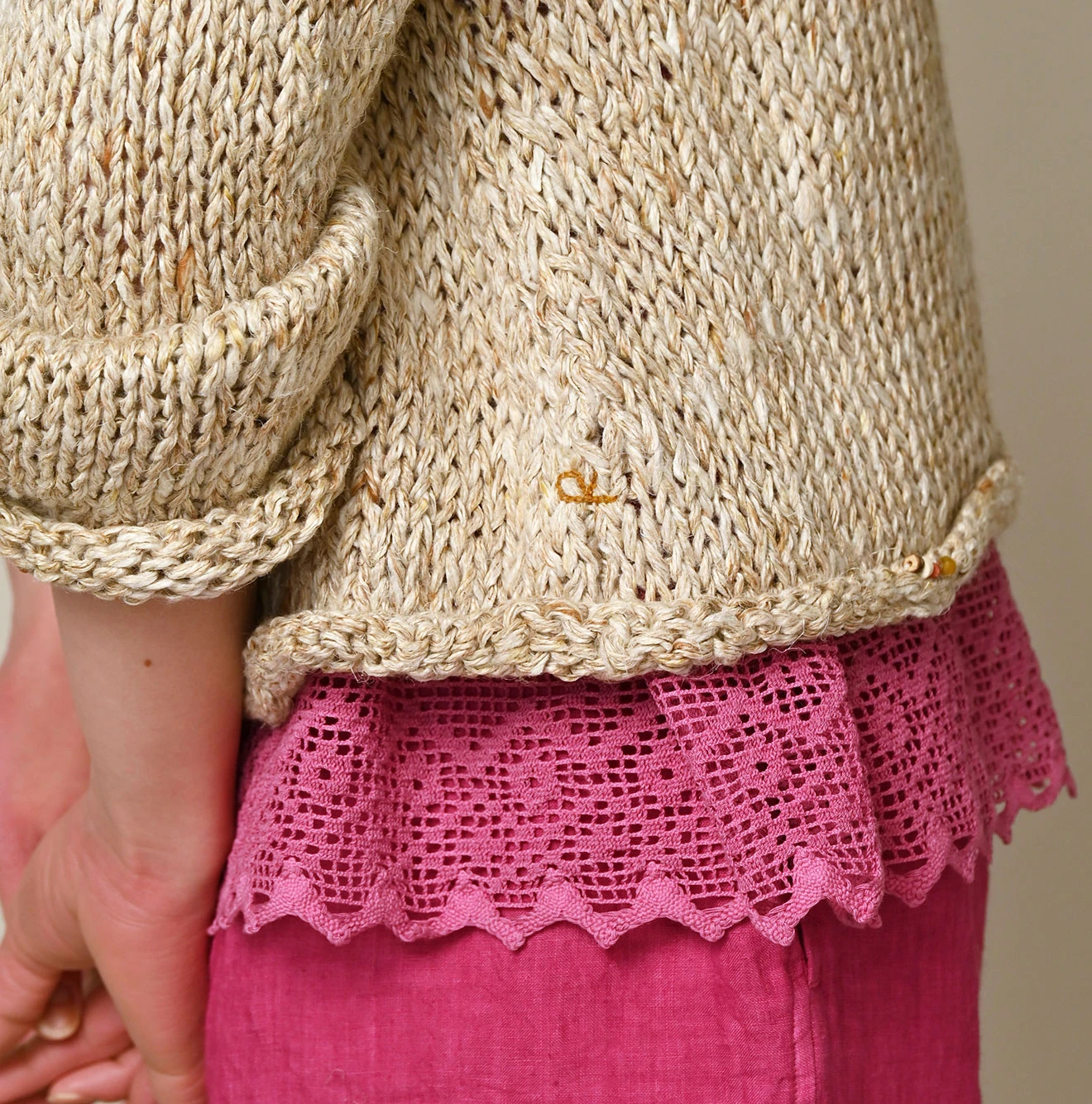 45R(フォーティファイブアール) |ざっくりリネンのセーター