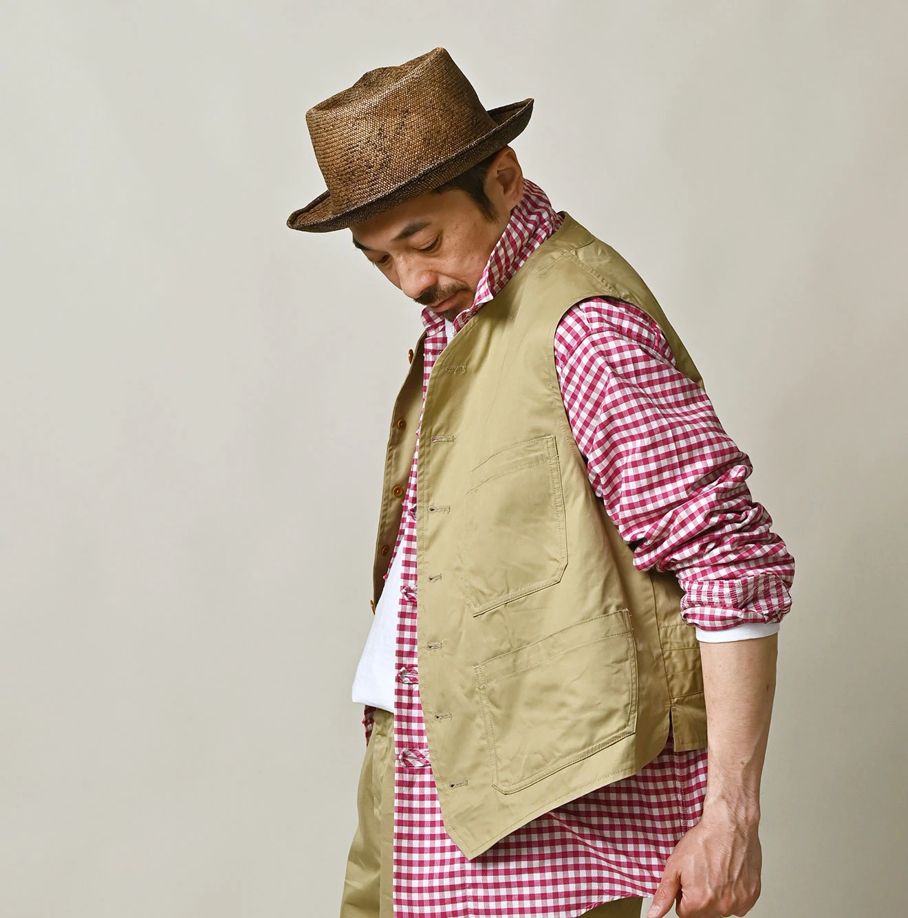 45R(フォーティファイブアール) |薄ギャバの908ベスト