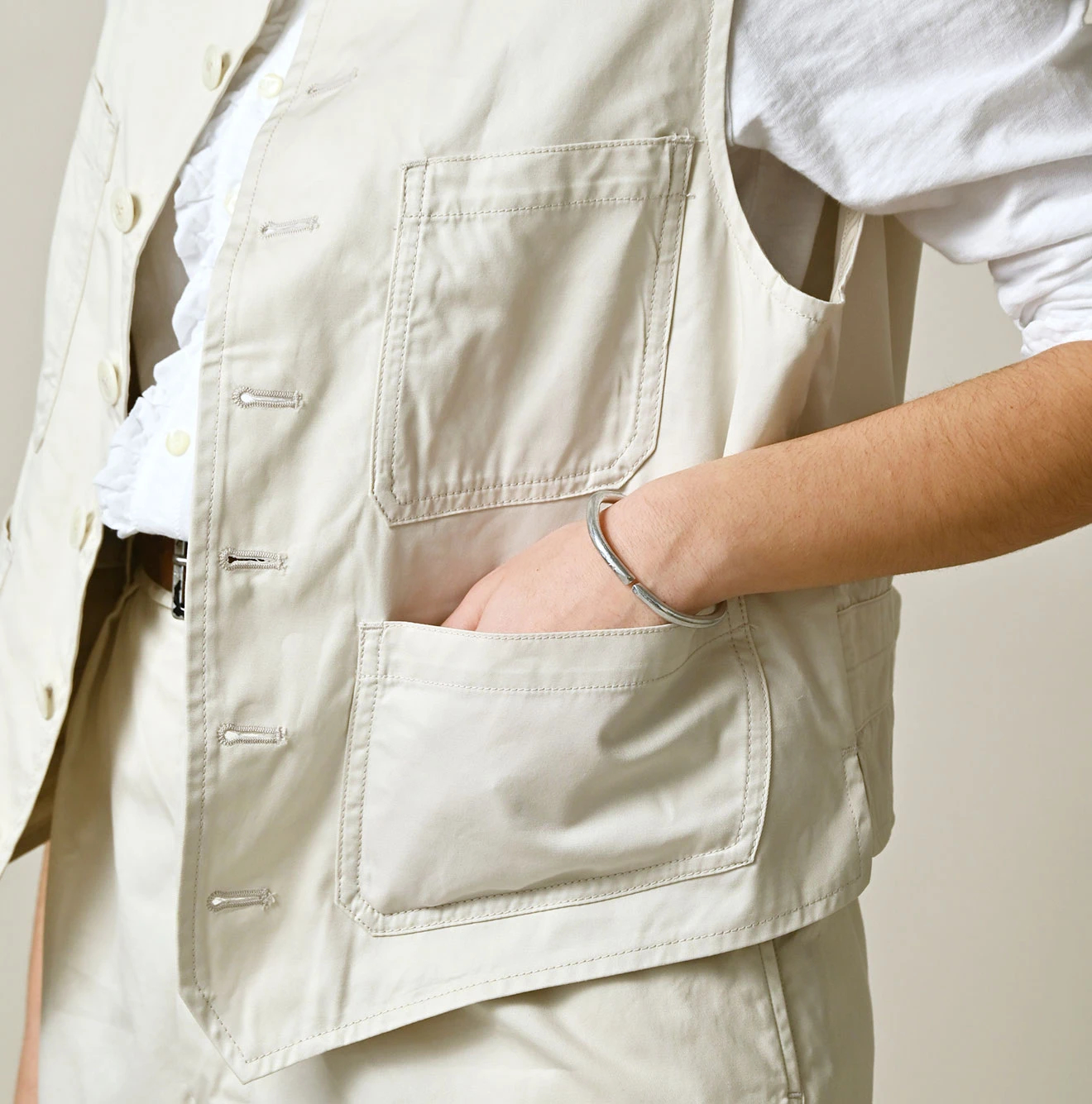 45R(フォーティファイブアール) |薄ギャバの908ベスト