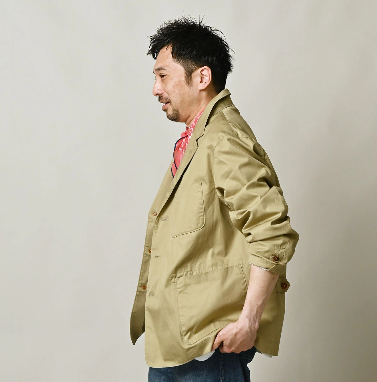 45R(フォーティファイブアール) |薄ギャバの908ジャカーデ