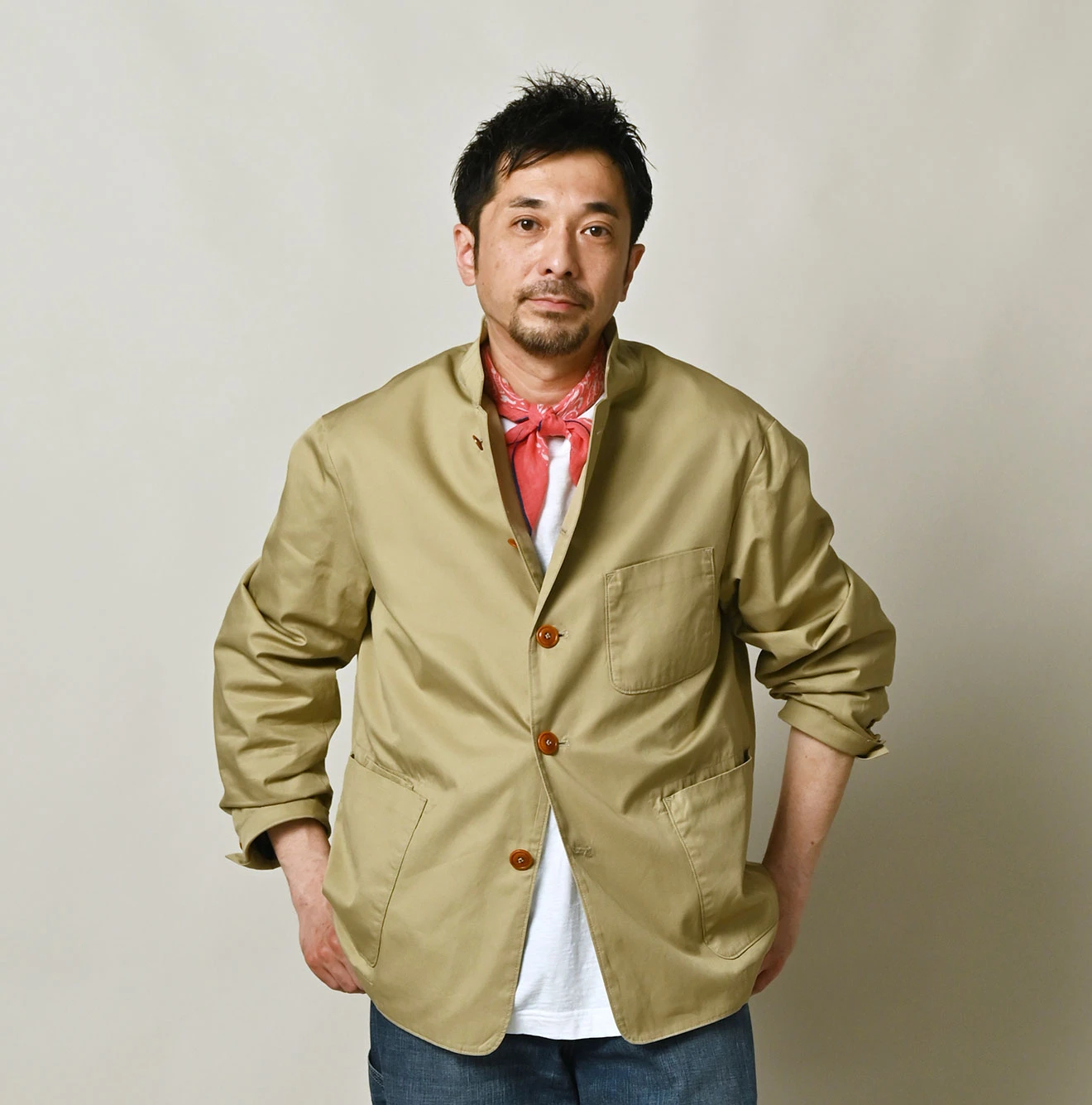 45R(フォーティファイブアール) |薄ギャバの908ジャカーデ