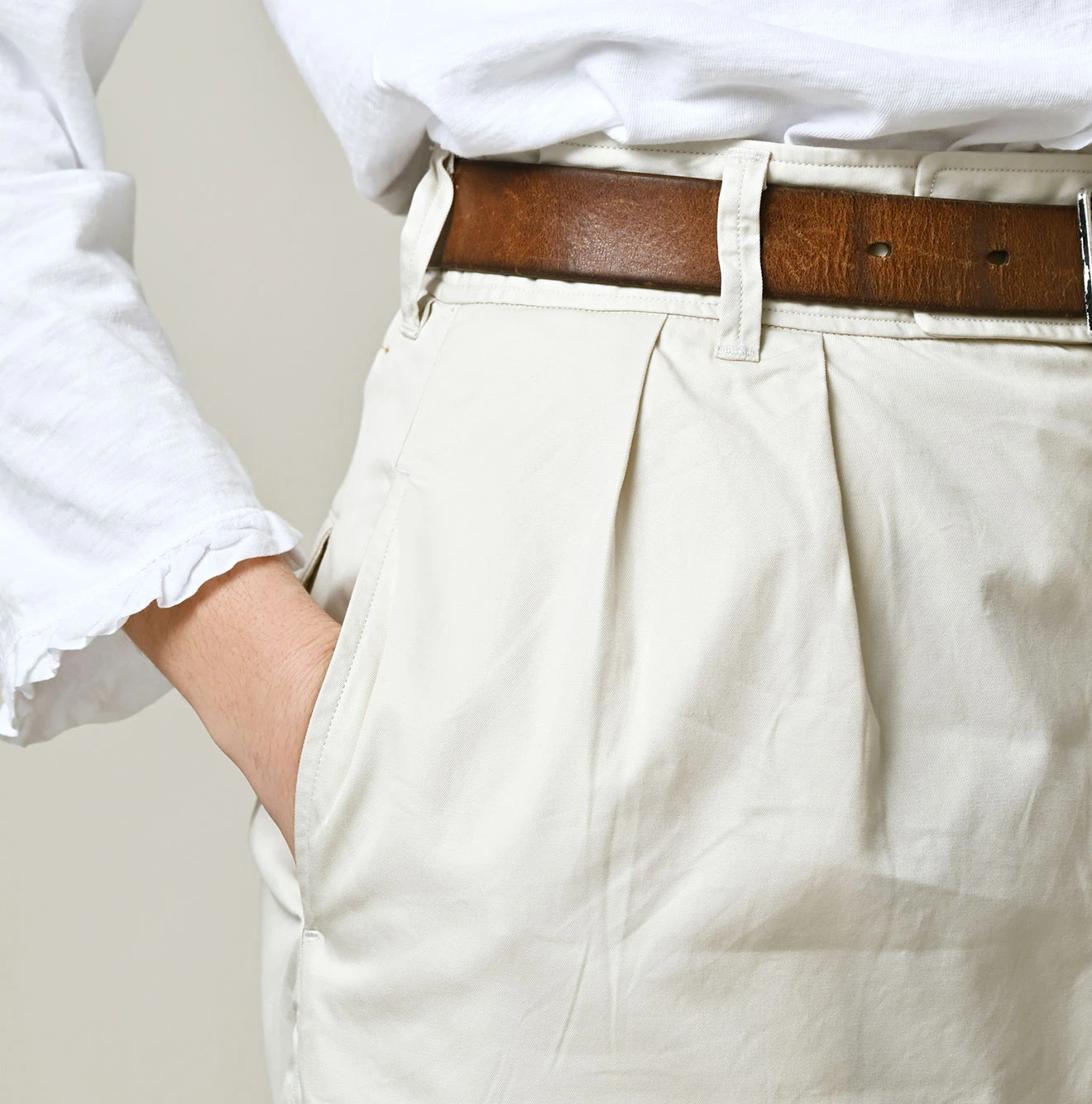 45R(フォーティファイブアール) |薄ギャバのシャルロットスカート