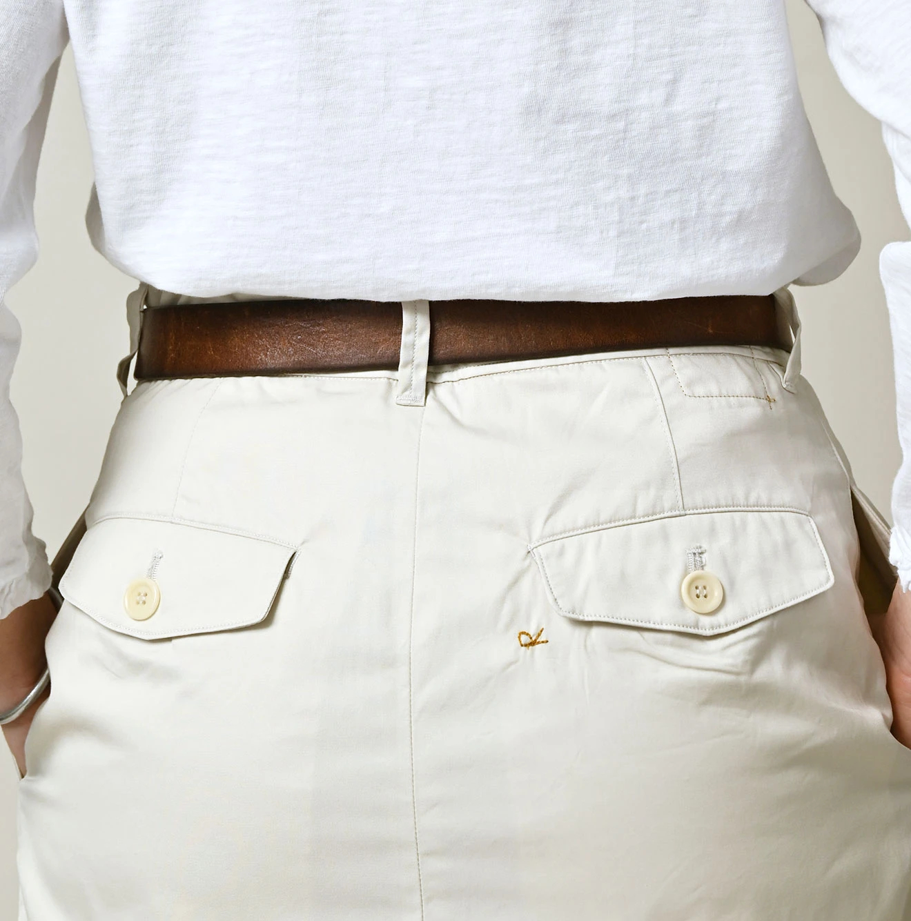 45R(フォーティファイブアール) |薄ギャバのシャルロットスカート