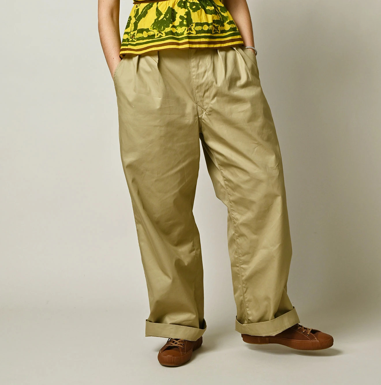 45R(フォーティファイブアール) |薄ギャバのシャルロットバギー