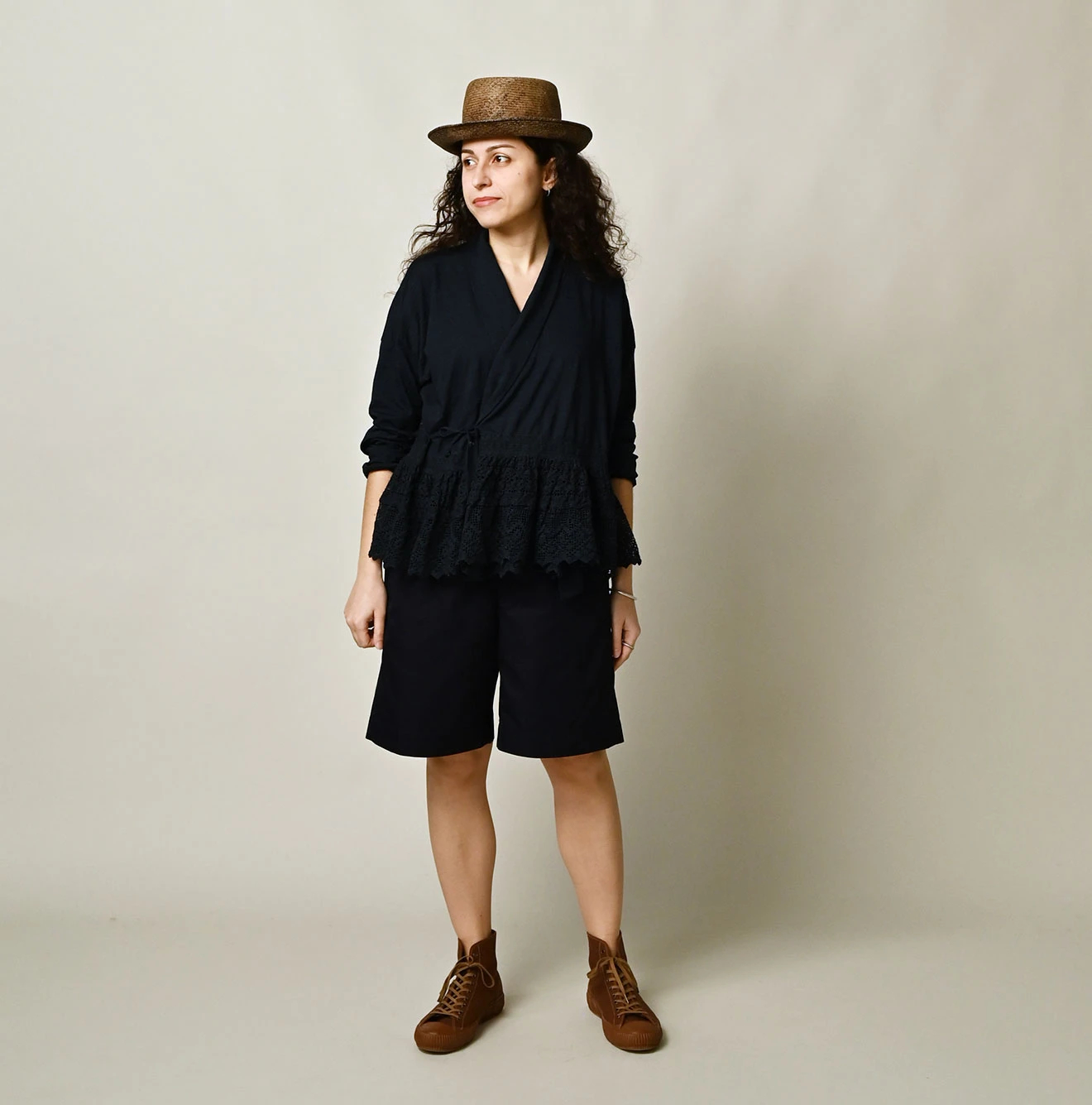 45R(フォーティファイブアール) |薄ギャバの908ニームショーツ