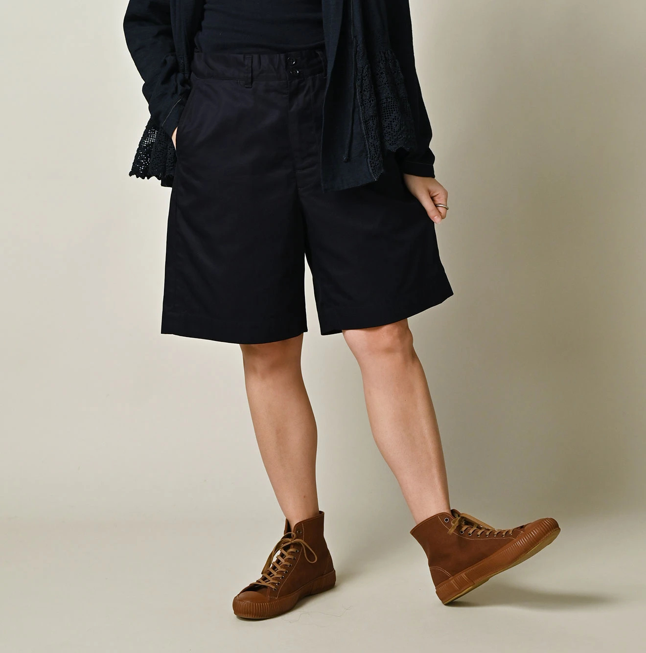 45R(フォーティファイブアール) |薄ギャバの908ニームショーツ