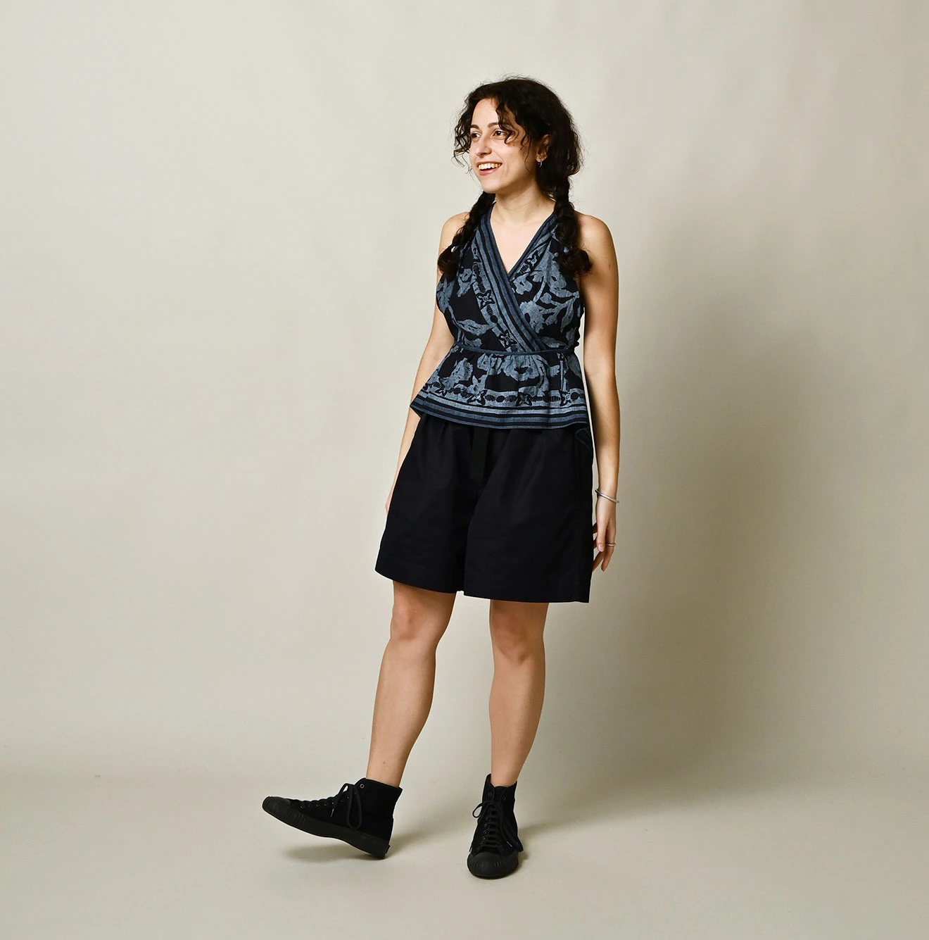 45R(フォーティファイブアール) |薄ギャバのイージーショートパンツ