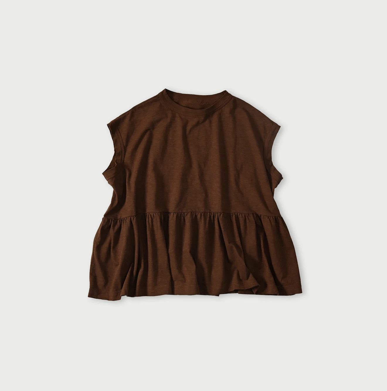 45R(フォーティファイブアール) |天竺のギャザーMシャツ（45草染）