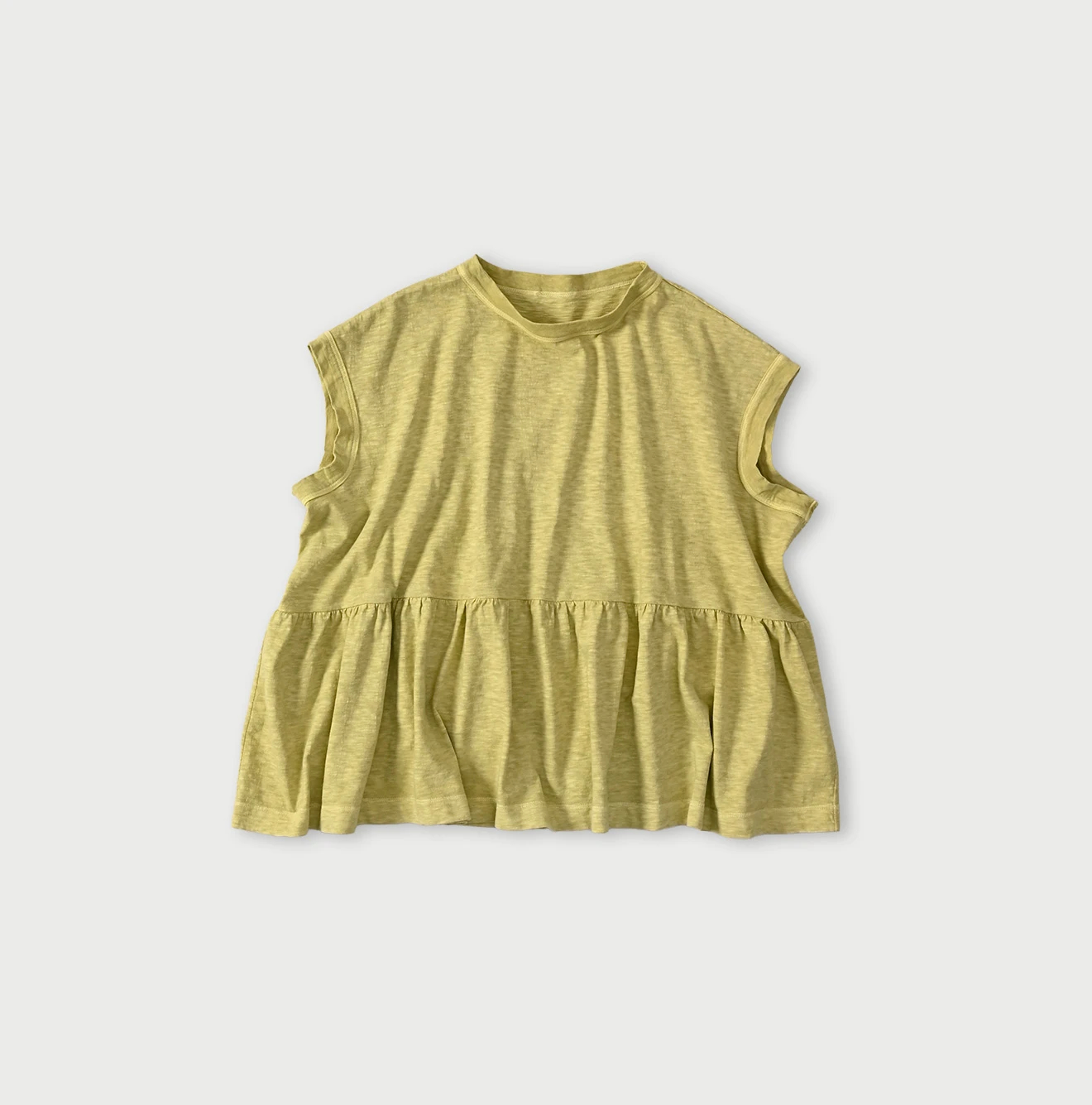 45R(フォーティファイブアール) |天竺のギャザーMシャツ（45草染）