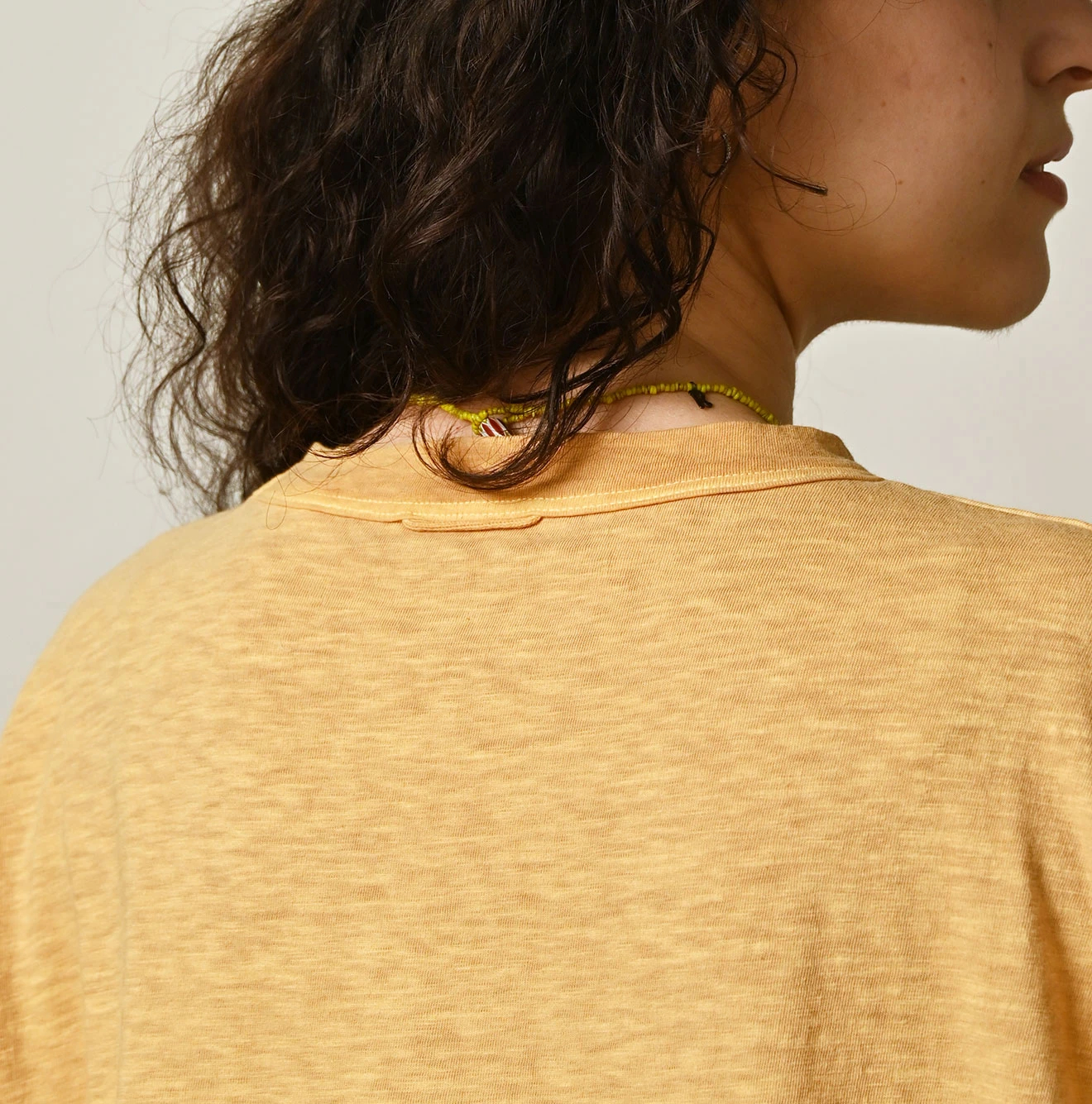 45R(フォーティファイブアール) |天竺のギャザーMシャツ（45草染）