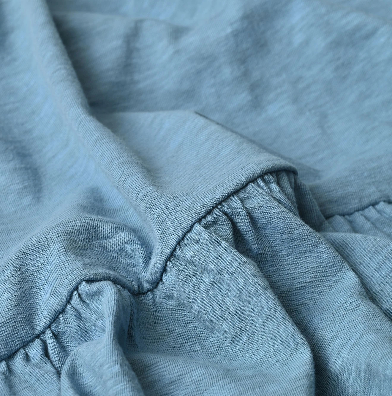 45R(フォーティファイブアール) |天竺のギャザーMシャツ（45草染）