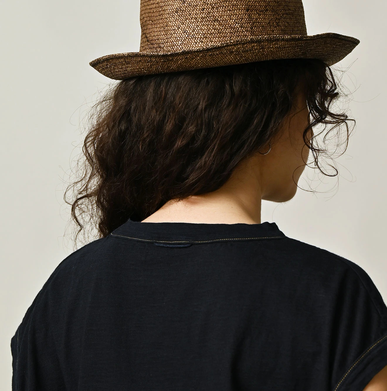 45R(フォーティファイブアール) |天竺のギャザーMシャツ（インディゴ）