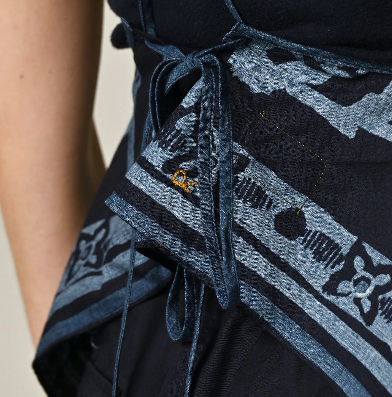 45R(フォーティファイブアール) |インドカディのフラックスフラワータンクブラ（インディゴ）