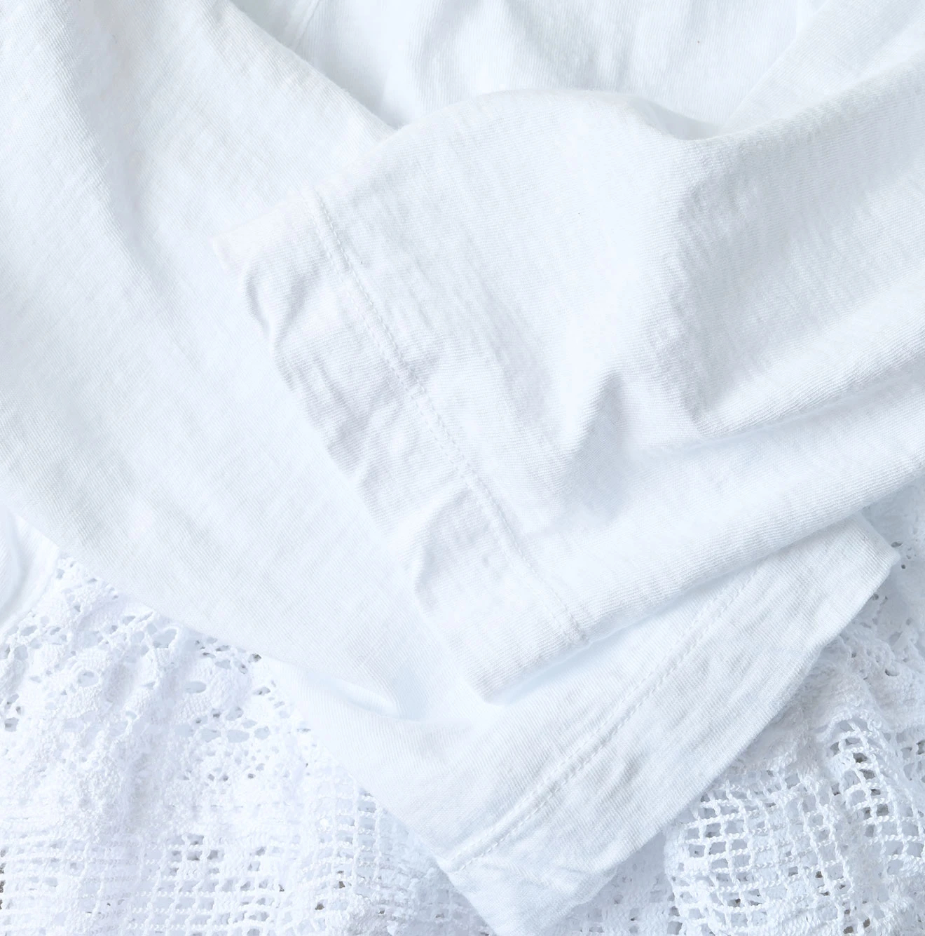 45R(フォーティファイブアール) |天竺×レースのカシュクール