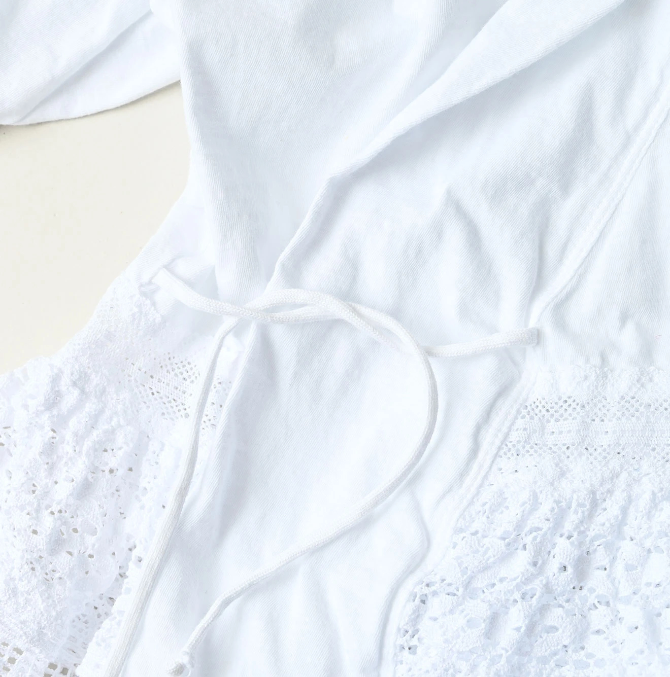 45R(フォーティファイブアール) |天竺×レースのカシュクール