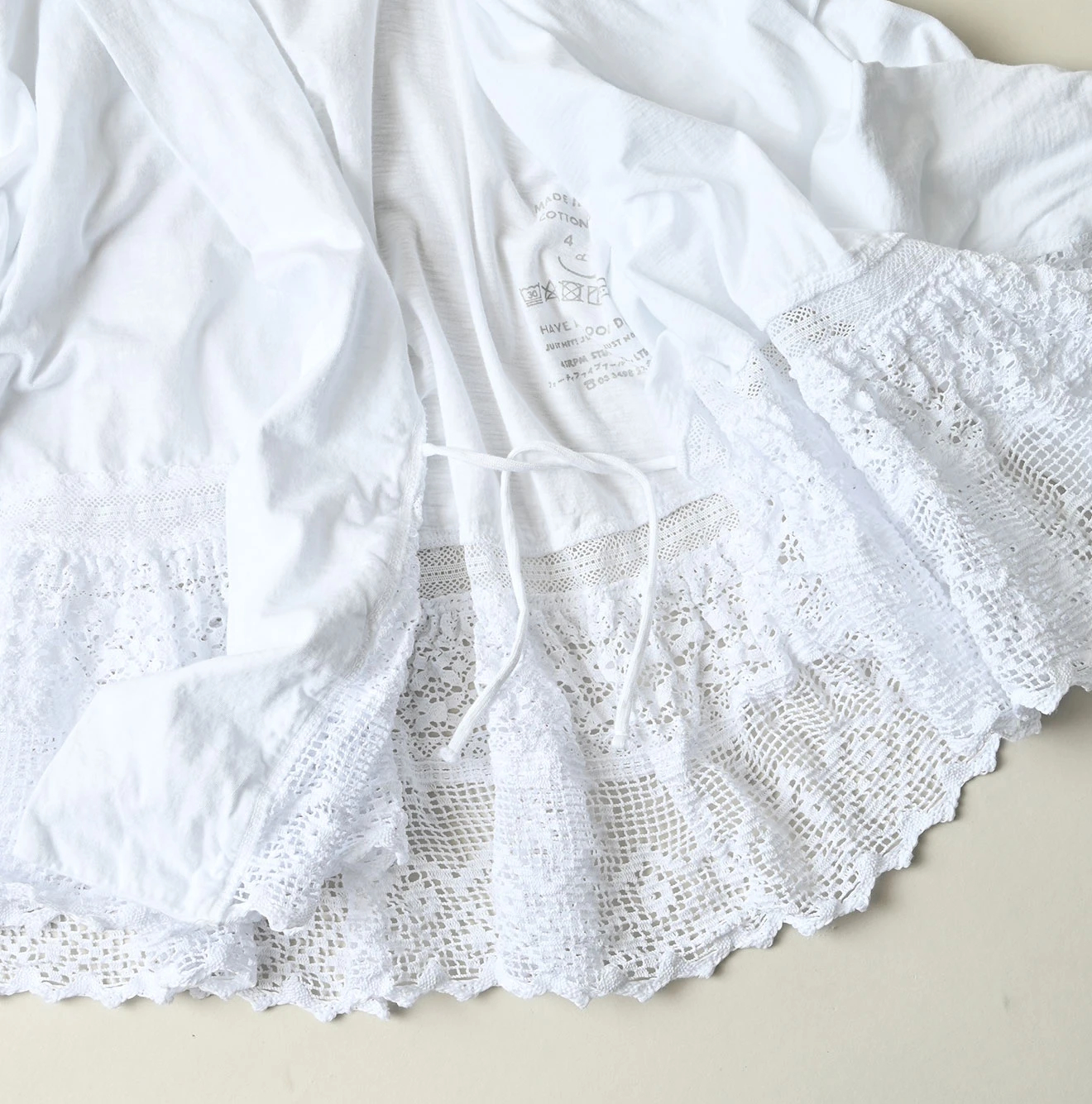 45R(フォーティファイブアール) |天竺×レースのカシュクール