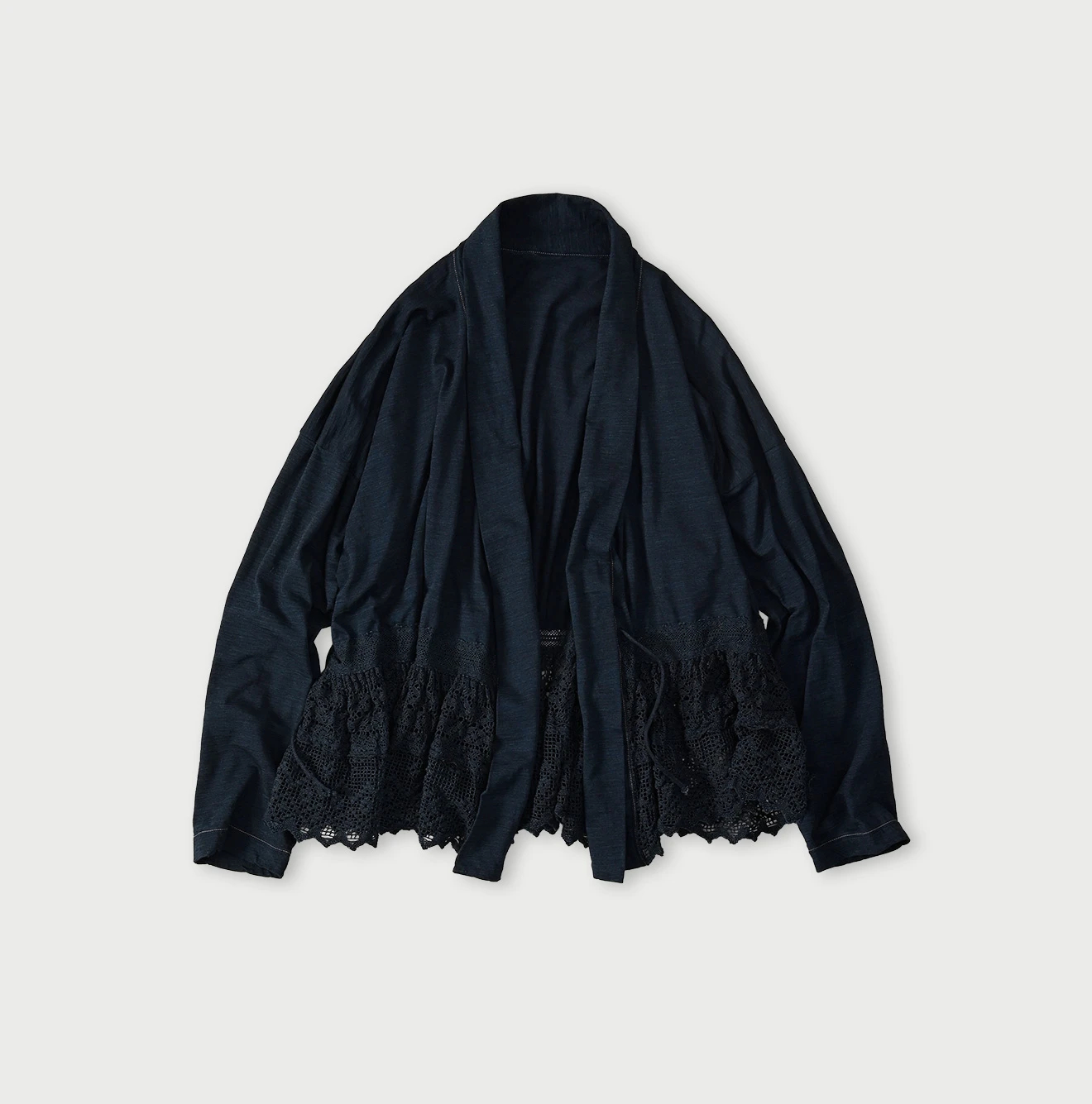 45R(フォーティファイブアール) |天竺×レースのカシュクール（インディゴ）