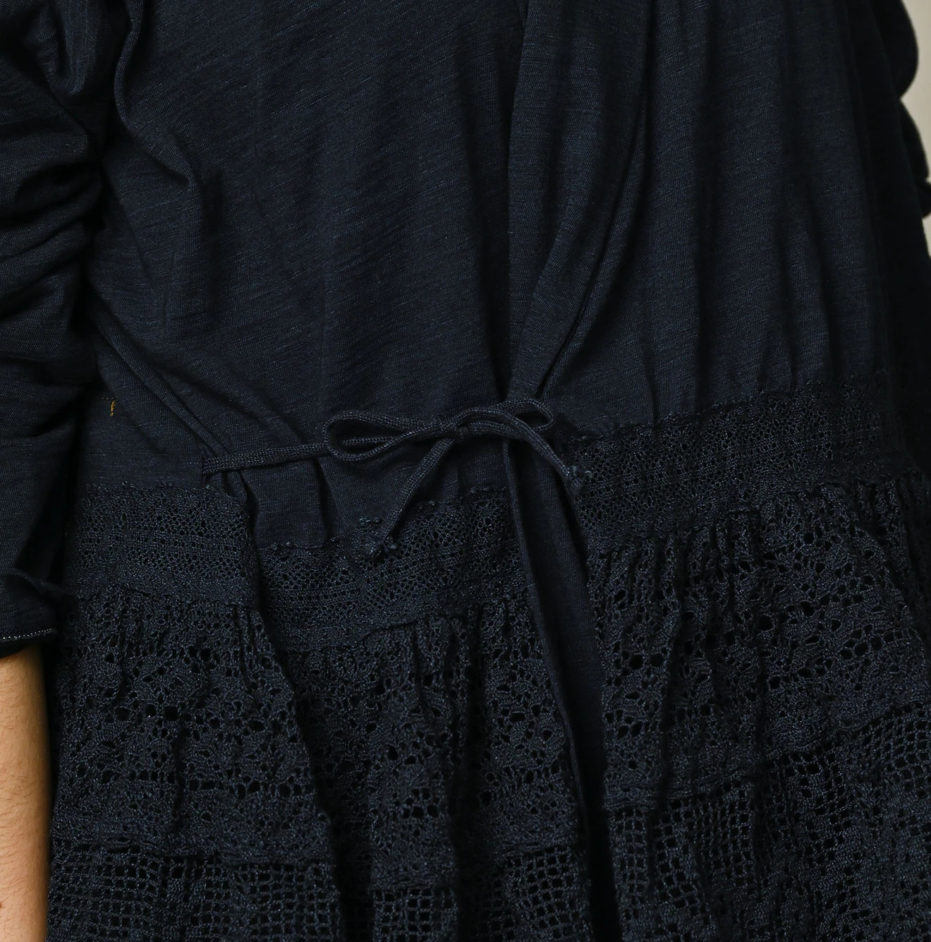 45R(フォーティファイブアール) |天竺×レースのカシュクール（インディゴ）