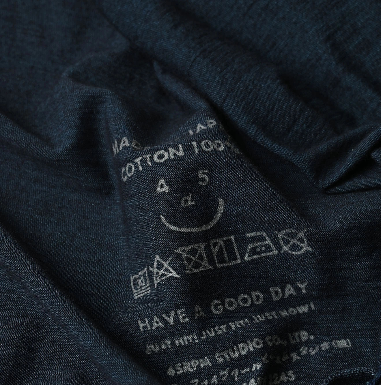 45R(フォーティファイブアール) |天竺×レースのカシュクール（インディゴ）