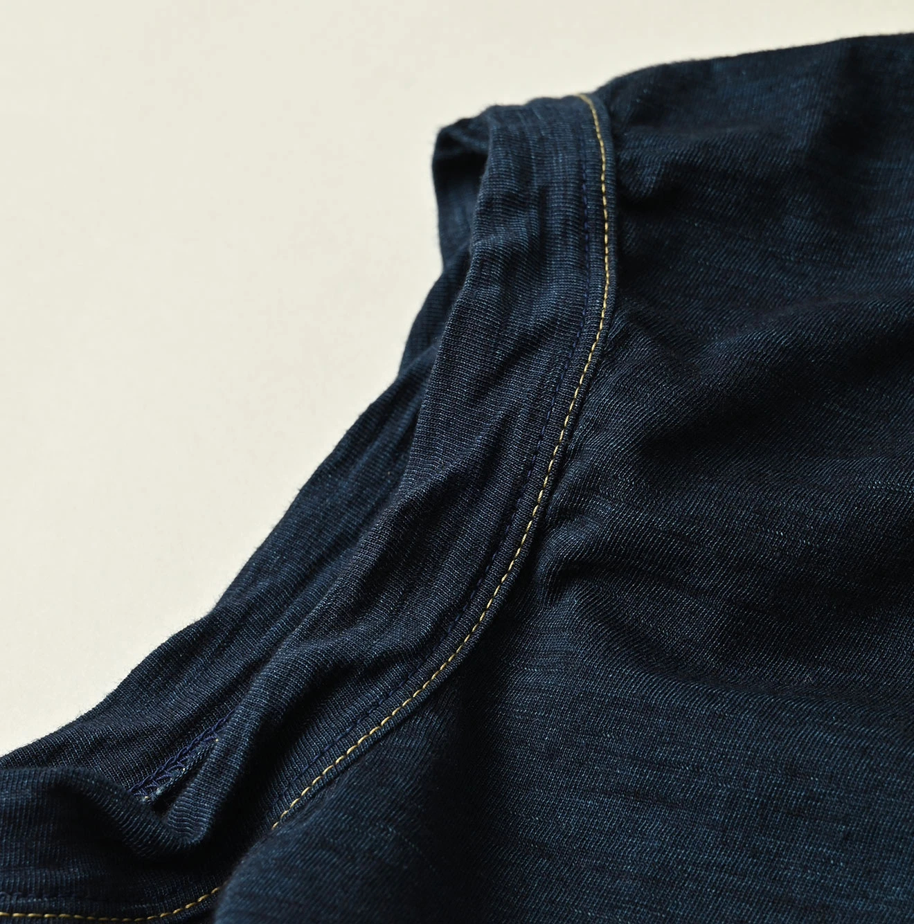 45R(フォーティファイブアール) |天竺×レースのMキャミ（インディゴ）