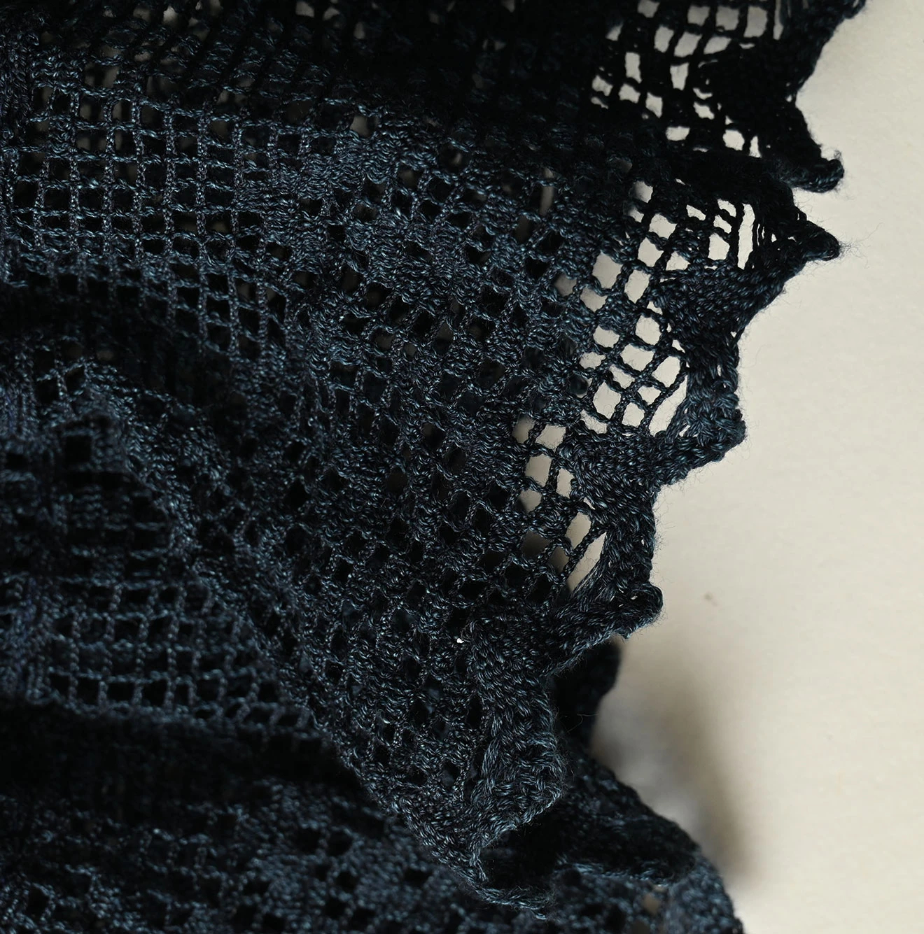 45R(フォーティファイブアール) |天竺×レースのMキャミ（インディゴ）