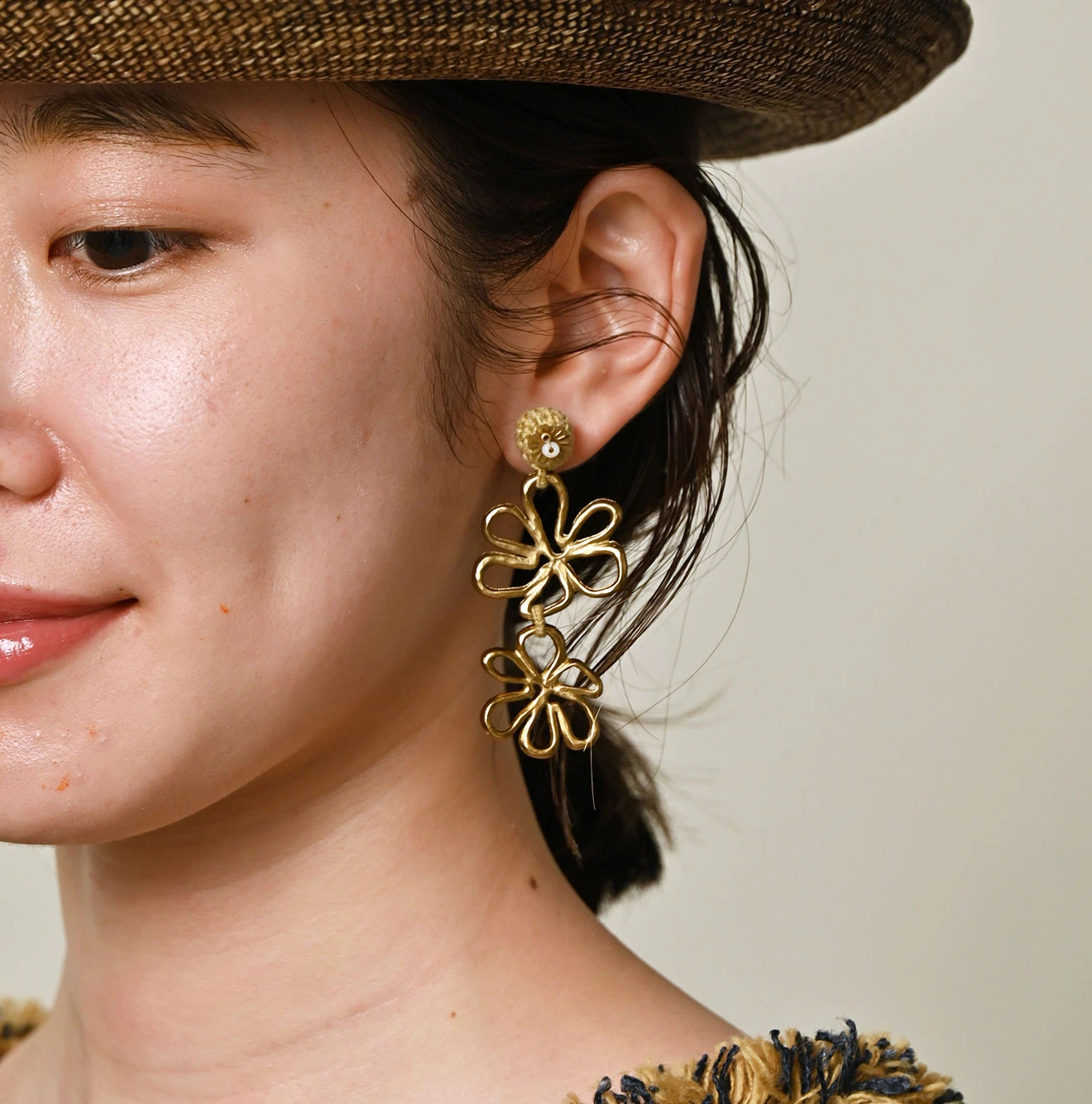 45R(フォーティファイブアール) |フラワー2連イヤリング・ピアス