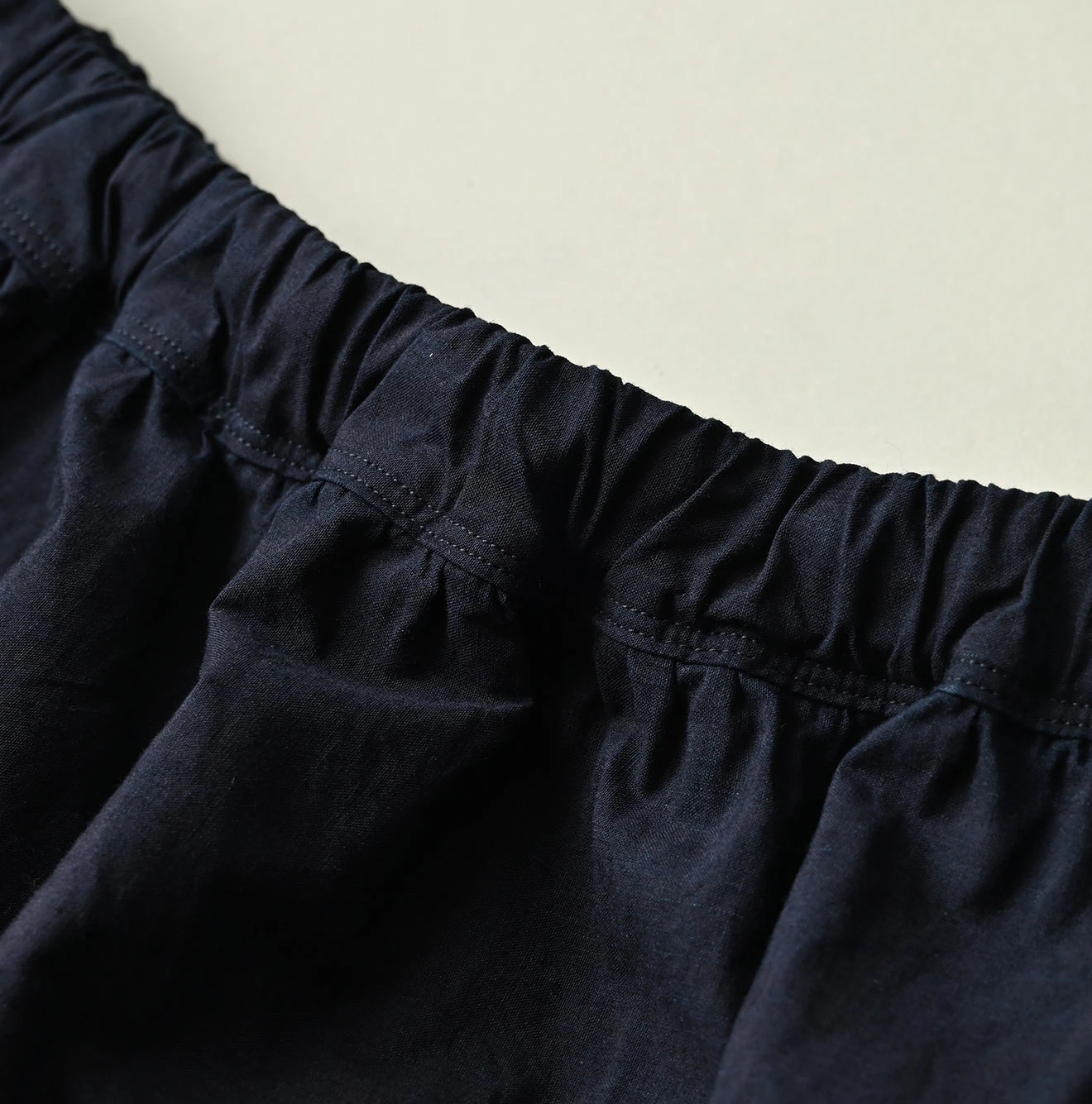 45R(フォーティファイブアール) |バチストカットワークのスカート（インディゴ）