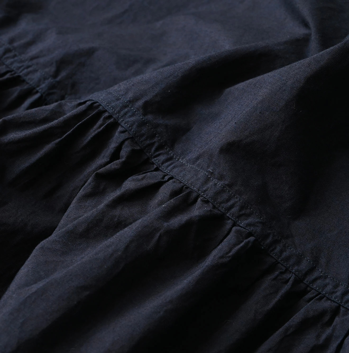 45R(フォーティファイブアール) |バチストカットワークのドレス（インディゴ）